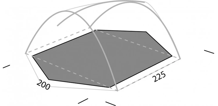 Exped Orion II Grondzeil 4 Exped Orion II Grondzeil - Afbeelding 2