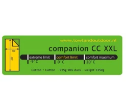 Lowland Companion Cc Xxl 220X200cm Slaapzak 13 Lowland Companion Cc Xxl 220X200cm Slaapzak -De Kampeerplek 3244799 8718627781845 5
