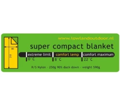 Lowland Super Compact Blanket -De Kampeerplek 3244864 8718627782682 3