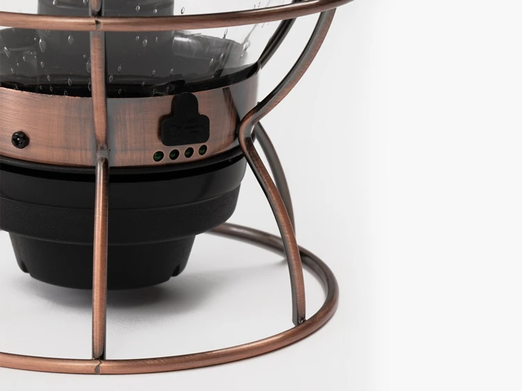 Barebones Railroad Lantern - Bronze 4 Barebones Railroad Lantern - Bronze - Afbeelding 2