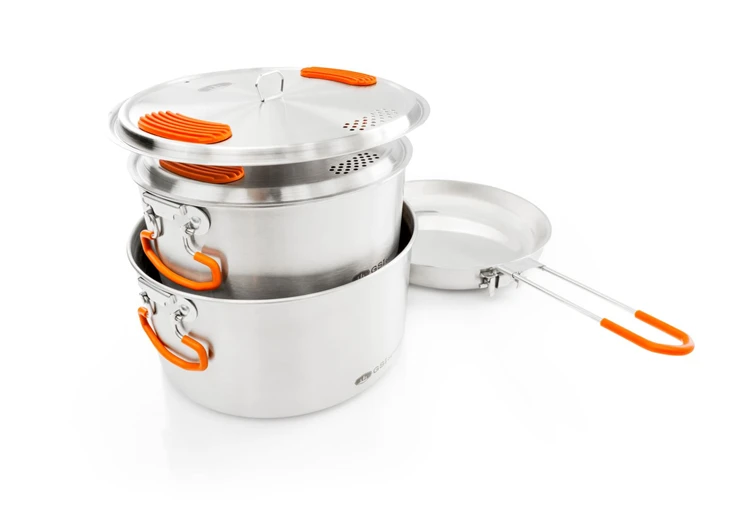 Gsi Outdoors Glacier S/S Base Camper Medium Pannenset 3 Gsi Outdoors Glacier S/S Base Camper Medium Pannenset