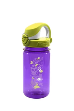 Nalgene On The Fly Kids Bottle - 0.35 Liter - Bpa Free - Grijs/Rood Drinkfles