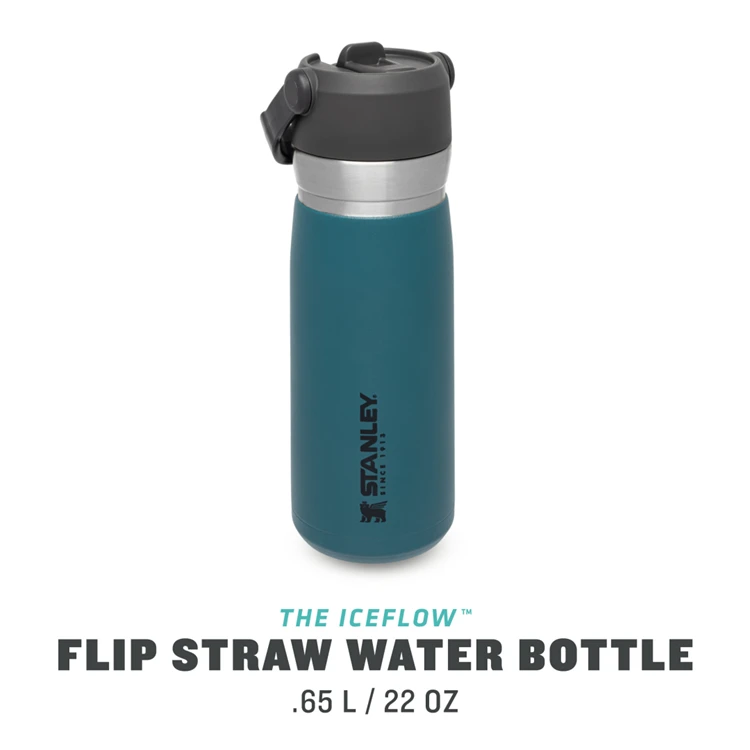 Stanley The Iceflow™ Flip Straw Water Bottle .65L / 22Oz Drinkfles 8 Stanley The Iceflow™ Flip Straw Water Bottle .65L / 22Oz Drinkfles - Afbeelding 6
