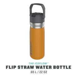Stanley The Iceflow™ Flip Straw Water Bottle .65L / 22Oz Drinkfles 12 Stanley The Iceflow™ Flip Straw Water Bottle .65L / 22Oz Drinkfles -De Kampeerplek 3625523 6939236382762 1