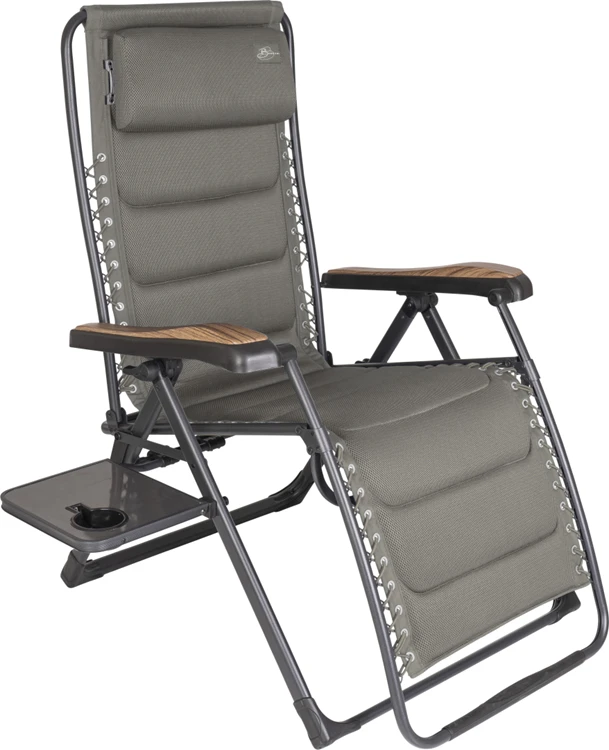 Bardani Riposo Plus Alu 3D Comfort Met Zijtafel Kampeerstoel 3 Bardani Riposo Plus Alu 3D Comfort Met Zijtafel Kampeerstoel