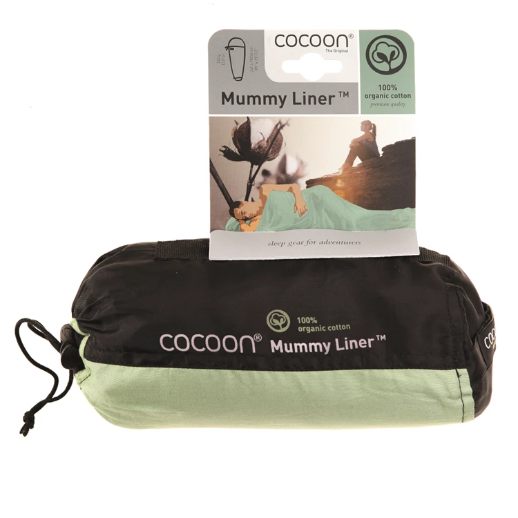 Cocoon Mummyliner, Organic Cotton, Forest Shade Lakenzak 3 Cocoon Mummyliner, Organic Cotton, Forest Shade Lakenzak
