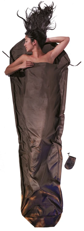 Cocoon Mummy Liner 100% Silk Lakenzak 4 Cocoon Mummy Liner 100% Silk Lakenzak - Afbeelding 2