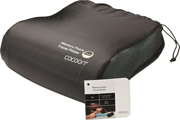 Cocoon Memory Foam Travel Pillow, Slate Blue Kussen 3 Cocoon Memory Foam Travel Pillow, Slate Blue Kussen
