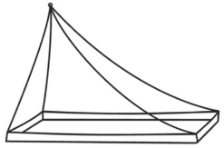 Cocoon Mosquito Net Travel Ultralight Single Klamboe -De Kampeerplek 3639312 799696115739 3