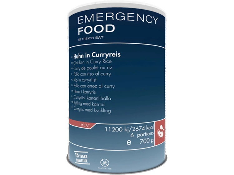 Trek'n Eat Emergency Food Chicken In Curried Rice Reismaaltijd 3 Trek'n Eat Emergency Food Chicken In Curried Rice Reismaaltijd