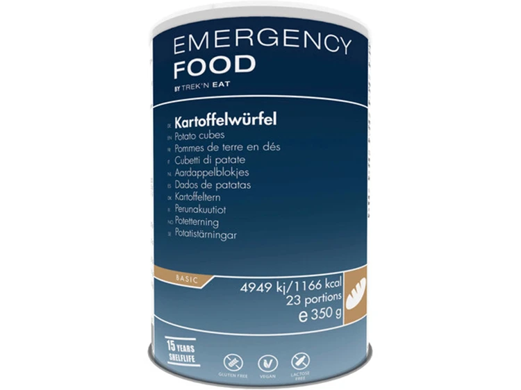 Trek'n Eat Emergency Food Potato Cubes Reismaaltijd 3 Trek'n Eat Emergency Food Potato Cubes Reismaaltijd