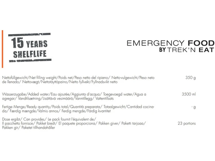Trek'n Eat Emergency Food Potato Cubes Reismaaltijd 4 Trek'n Eat Emergency Food Potato Cubes Reismaaltijd - Afbeelding 2