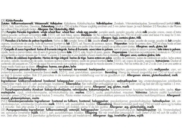 Trek'n Eat Emergency Food Pumpkin Pancake Reismaaltijd 5 Trek'n Eat Emergency Food Pumpkin Pancake Reismaaltijd - Afbeelding 3