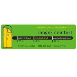 Lowland Ranger Comfort Red Slaapzak -De Kampeerplek 3799763 45843 lowland ranger comfort red slaapzak 30
