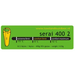 Lowland Serai 400 2 Lime R Slaapzak -De Kampeerplek 3799770 88566 lowland serai 400 2 lime r slaapzak 50