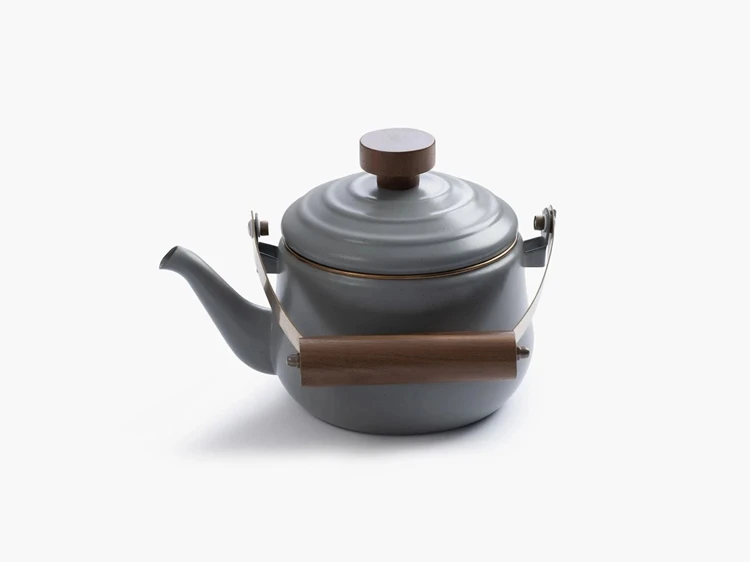 Barebones Enamel Teapot/Theepot Theepot 7 Barebones Enamel Teapot/Theepot Theepot - Afbeelding 5