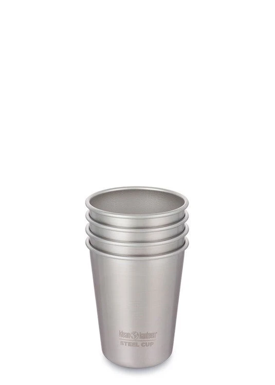 Klean Kanteen Steel Cup 295Ml/10Oz 4 Pack Drinkbeker 3 Klean Kanteen Steel Cup 295Ml/10Oz 4 Pack Drinkbeker
