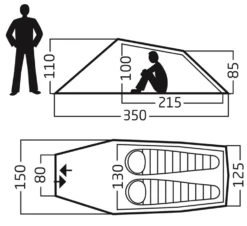 Nordisk Halland 2 Lw Trekkerstent -De Kampeerplek 5626804 5703384035853 3