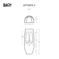 Bach Apteryx 2 Trekkerstent 11 Bach Apteryx 2 Trekkerstent -De Kampeerplek 5626815 7615523298686 4
