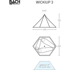 Bach Wickiup 3 Tipitent 11 Bach Wickiup 3 Tipitent -De Kampeerplek 5626850 7615523298778 4