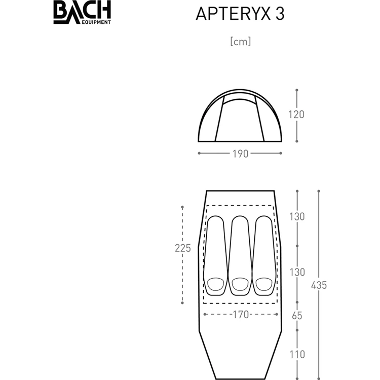 Bach Apteryx 3 Trekkerstent 6 Bach Apteryx 3 Trekkerstent - Afbeelding 4