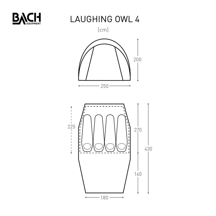 Bach Laughing Owl 4 Familietent 8 Bach Laughing Owl 4 Familietent - Afbeelding 6