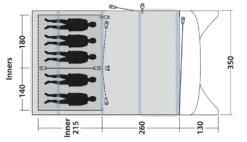 Outwell Avondale 5Pa Familietent Showmodel -De Kampeerplek 5668580 1000000081688 5