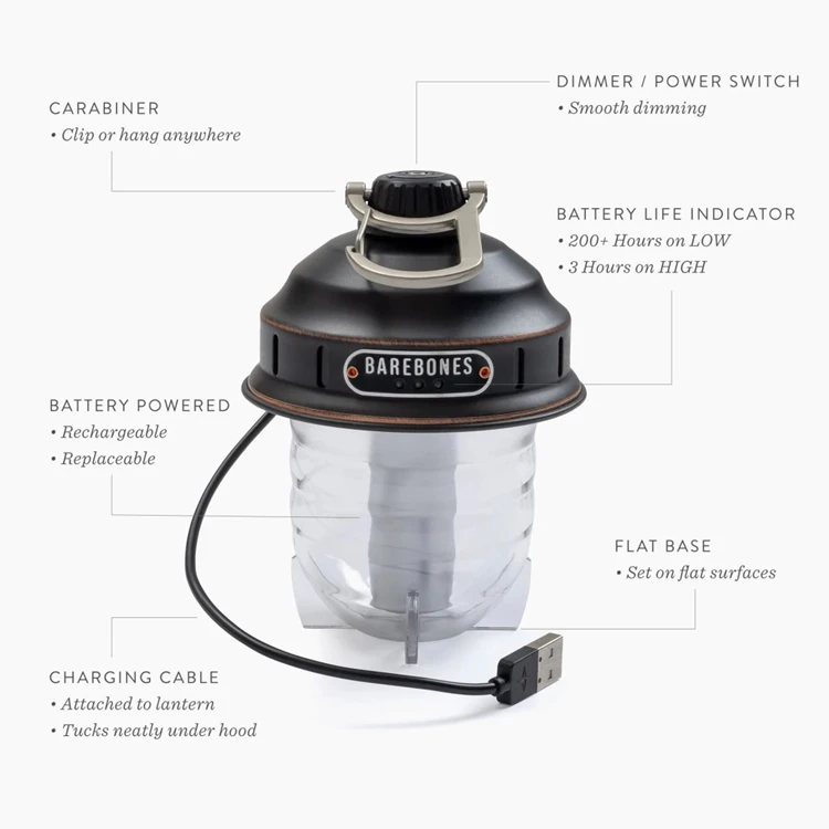 Barebones Beacon Light -Antique Bronze 6 Barebones Beacon Light -Antique Bronze - Afbeelding 4