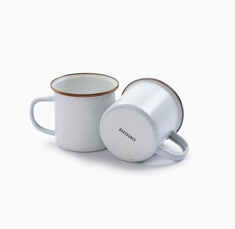 Barebones Cup/Enamel/Set 2 Pcs Drinkbeker En Glazen 3 Barebones Cup/Enamel/Set 2 Pcs Drinkbeker En Glazen