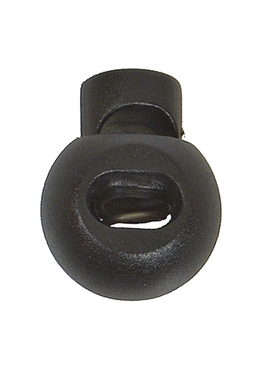 Basic Nature Cord Lock Black Rond (10 Stuks) 3 Basic Nature Cord Lock Black Rond (10 Stuks)