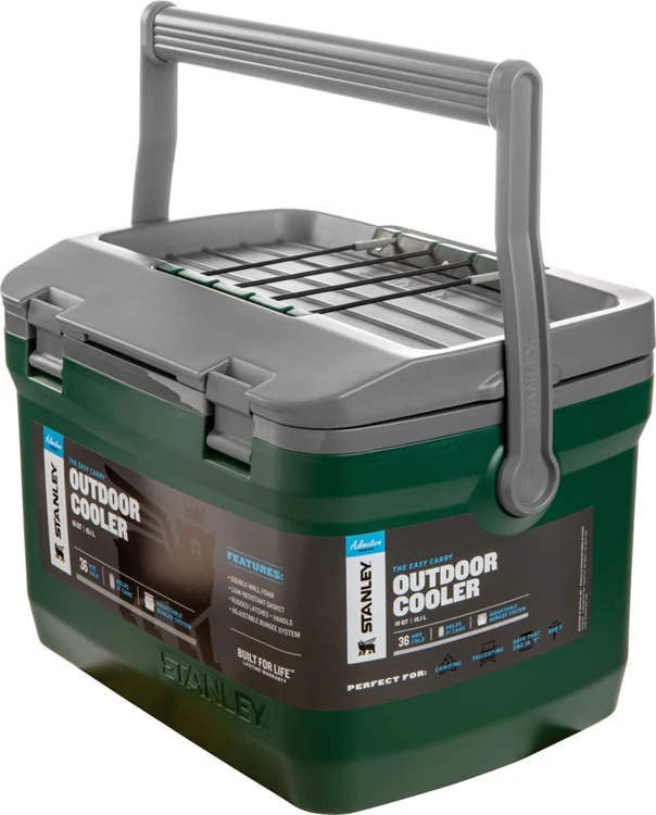 Stanley The Easy Carry Outdoor Cooler 15.1L / 16Qt Groen Koelbox 3 Stanley The Easy Carry Outdoor Cooler 15.1L / 16Qt Groen Koelbox
