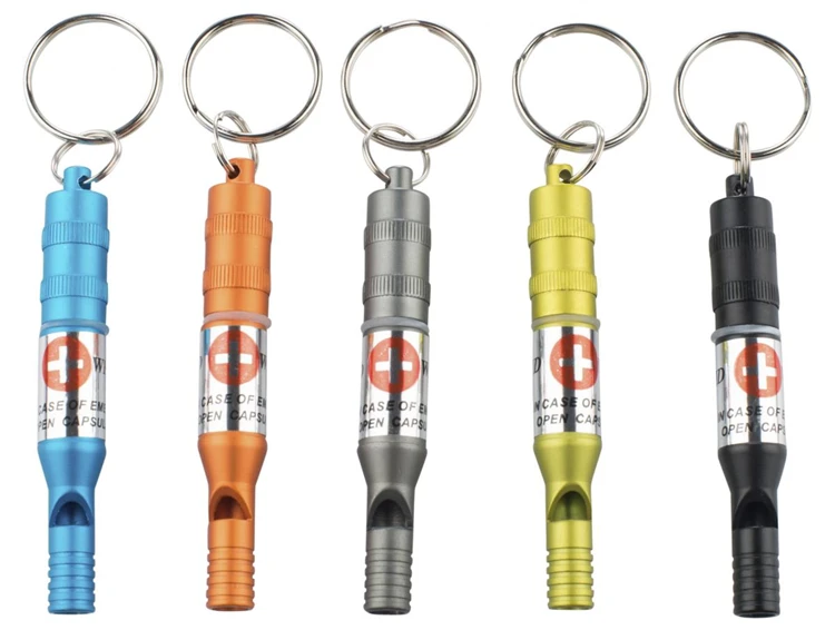 Munkees Emergency Whistle Fluit 3 Munkees Emergency Whistle Fluit