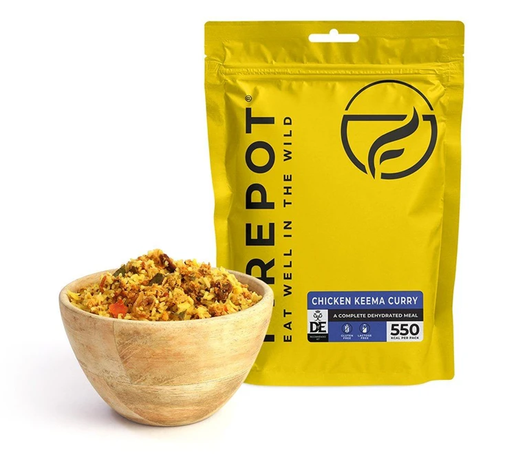 Firepot Chicken Keema Curry Reismaaltijd 3 Firepot Chicken Keema Curry Reismaaltijd