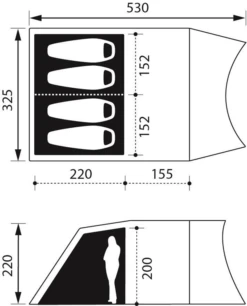 Nomad Dogon 4 Tc Air Familietent 11 Nomad Dogon 4 Tc Air Familietent -De Kampeerplek 7306731 8713044789023 3