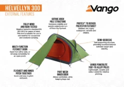 Vango Helvellyn 300 Trekkerstent -De Kampeerplek 7315285 5023518816876 2