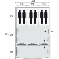 Safarica Indian Hills 440 Air Familietent -De Kampeerplek 7571533 8717437049622 5