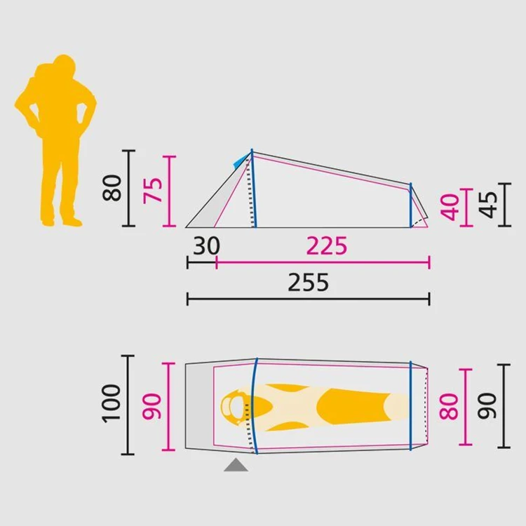 Jack Wolfskin Gossamer Tent Unisex 4 Jack Wolfskin Gossamer Tent Unisex - Afbeelding 2