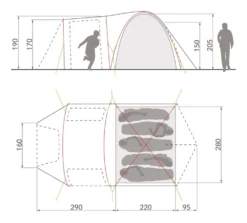 Vaude Campo Casa Xt 5P Trekkerstent -De Kampeerplek 7743541 4052285819828 3